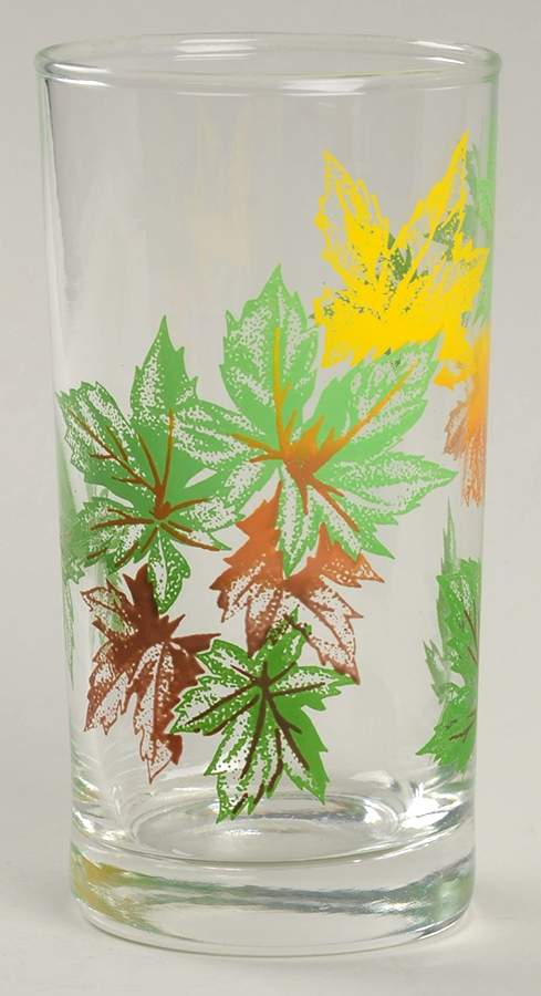 Maple Leaf Glassware Tall Tumbler by Salem-1