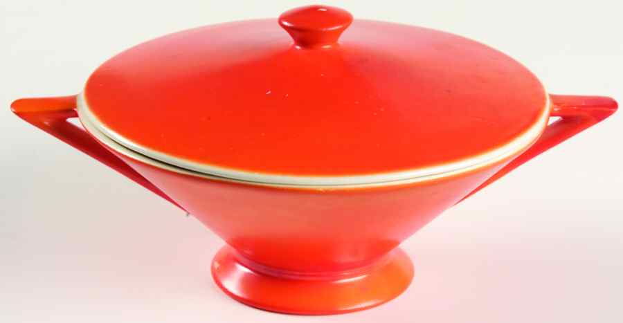 Mandarin (Tricorne) Sugar Bowl & Lid by Salem-1