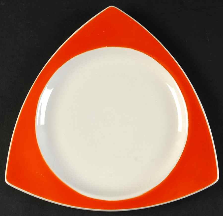 Mandarin (Tricorne) Salad Plate by Salem-1