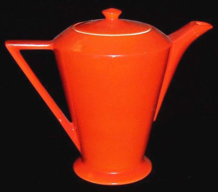 Mandarin (Tricorne) Coffee Pot & Lid by Salem-1