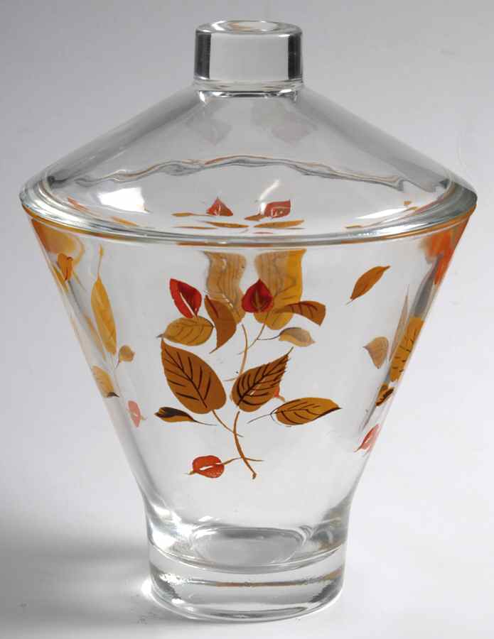 Mandarin (Round) Glassware Candy Jar & Lid by Salem-1