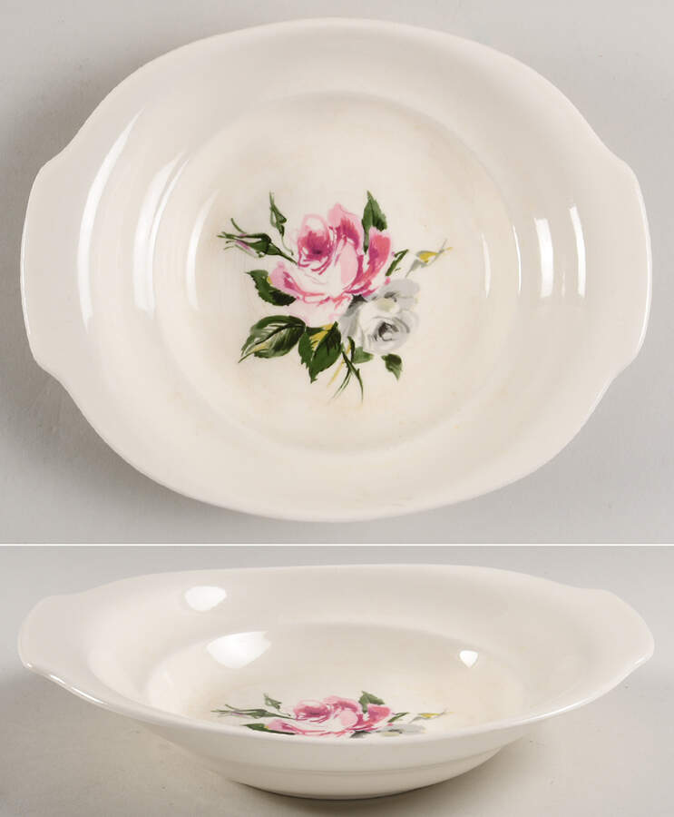 Melody Lane 9" Oval Vegetable Bowl by Salem-1