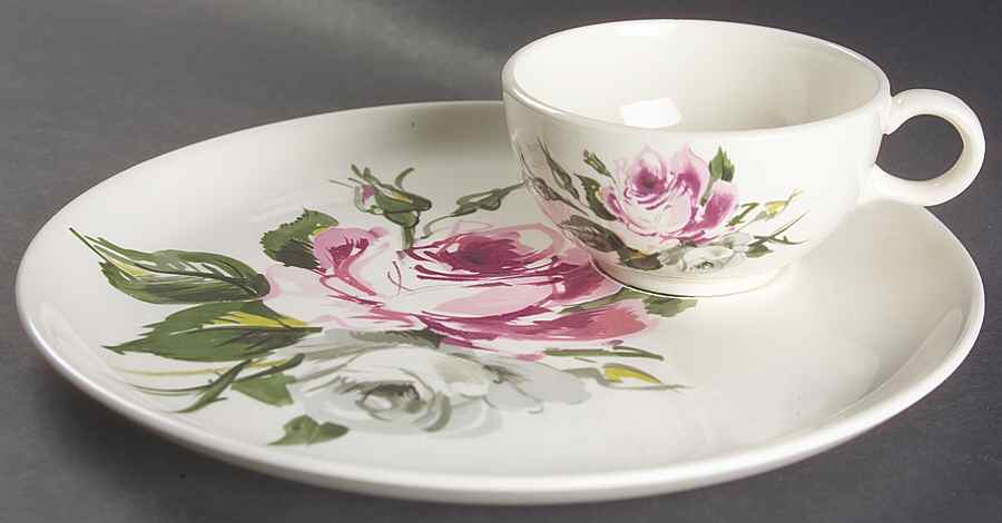 Melody Lane Snack Plate & Cup Set by Salem-1