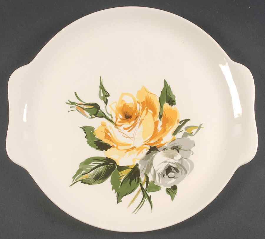 Melody Lane Handled Cake Plate by Salem-1