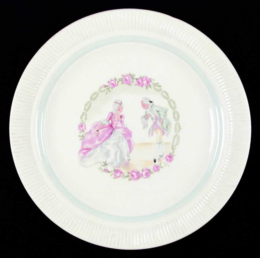 Minuet (China) Luncheon Plate by Salem-1