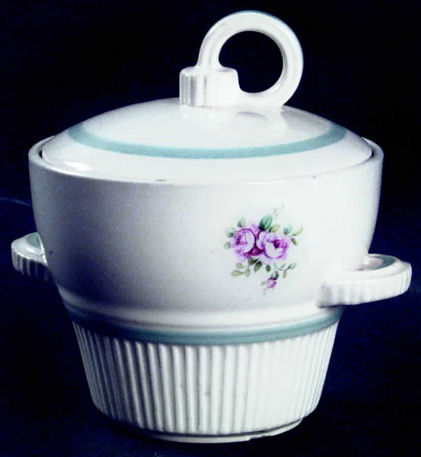 Minuet (China) Sugar Bowl & Lid by Salem-1