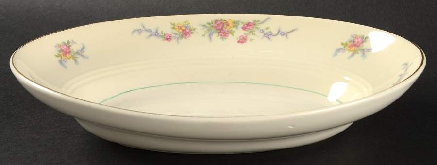 Monticello (Smooth Rim) 9" Oval Vegetable Bowl by Salem-1