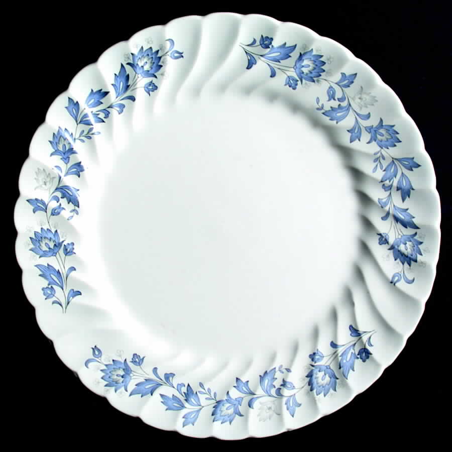 Monticello (Swirl Rim) Dinner Plate by Salem-1
