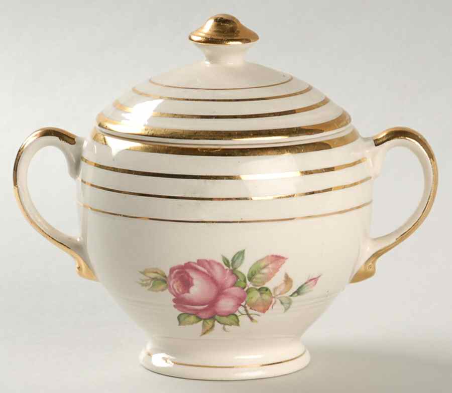 Mt Vernon Sugar Bowl & Lid by Salem-1