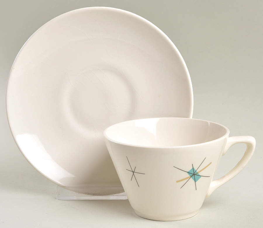 North Star Flat Cup & Saucer Set by Salem-1