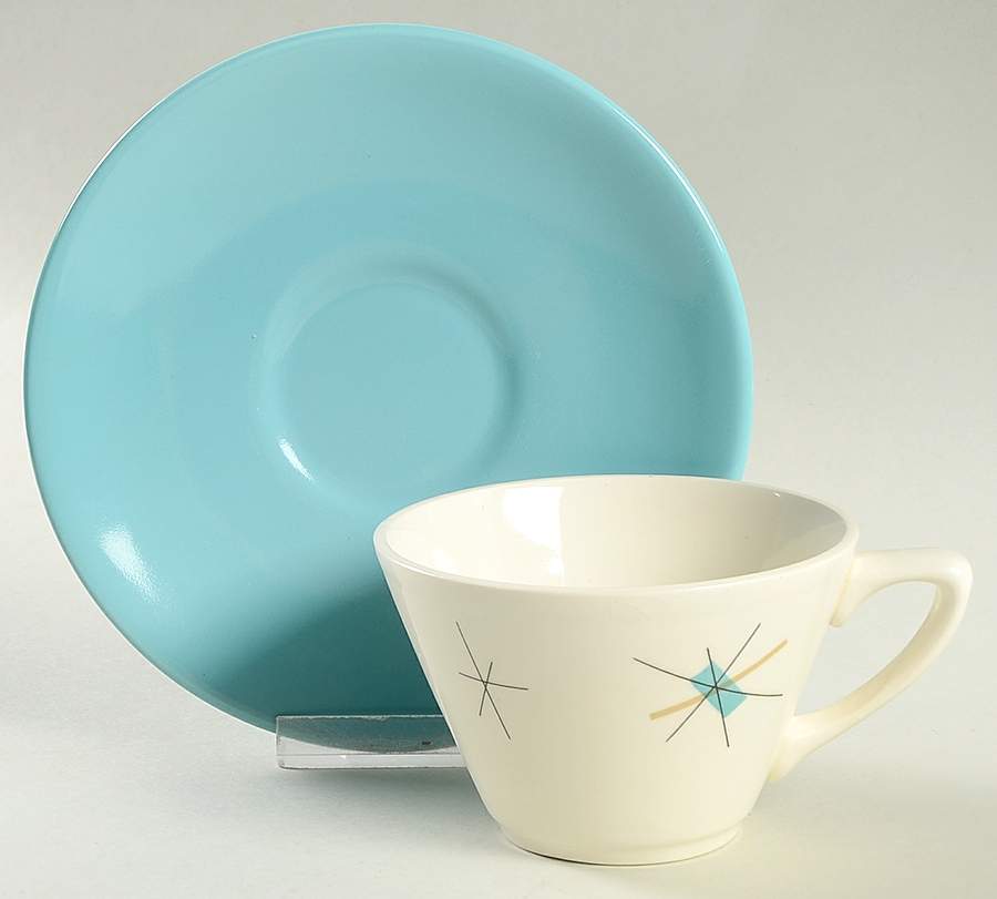 North Star Flat Cup & Saucer Set by Salem-1
