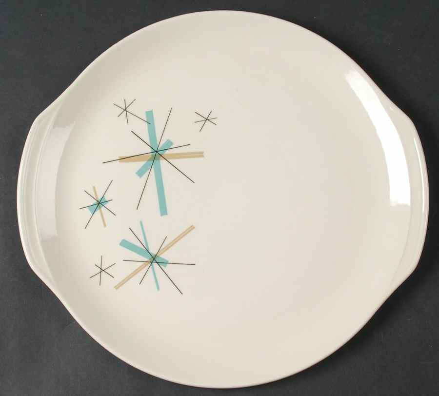 North Star Handled Cake Plate by Salem-1