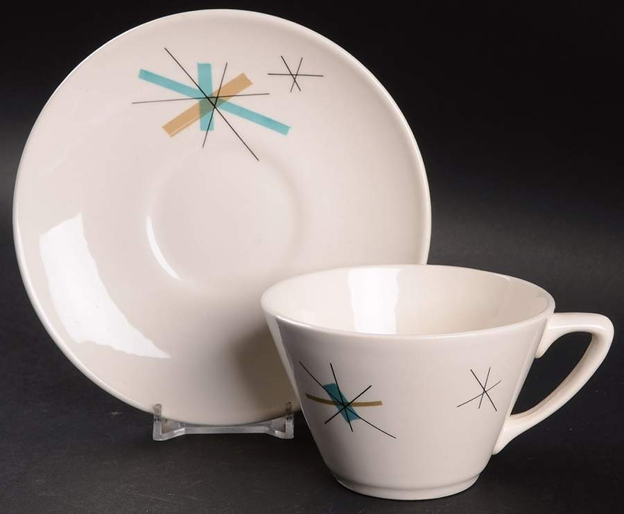 North Star Flat Cup & Saucer Set by Salem-1