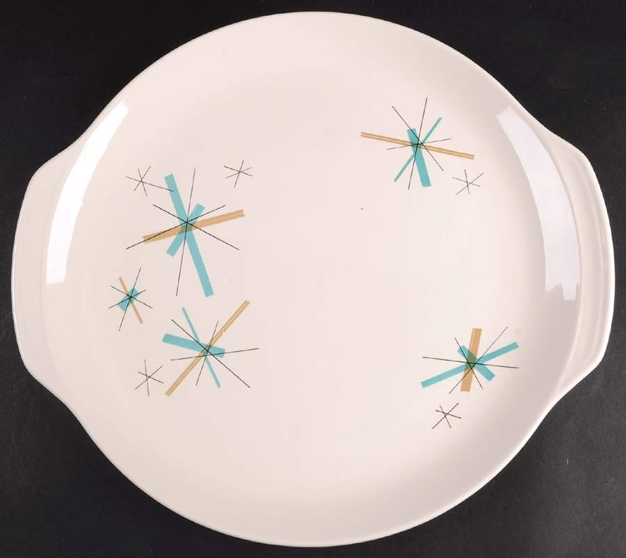 North Star Handled Cake Plate by Salem-1