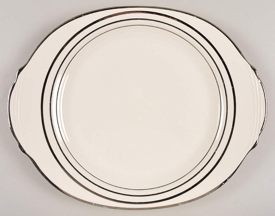 Saphire 14" Oval Serving Platter by Salem-1