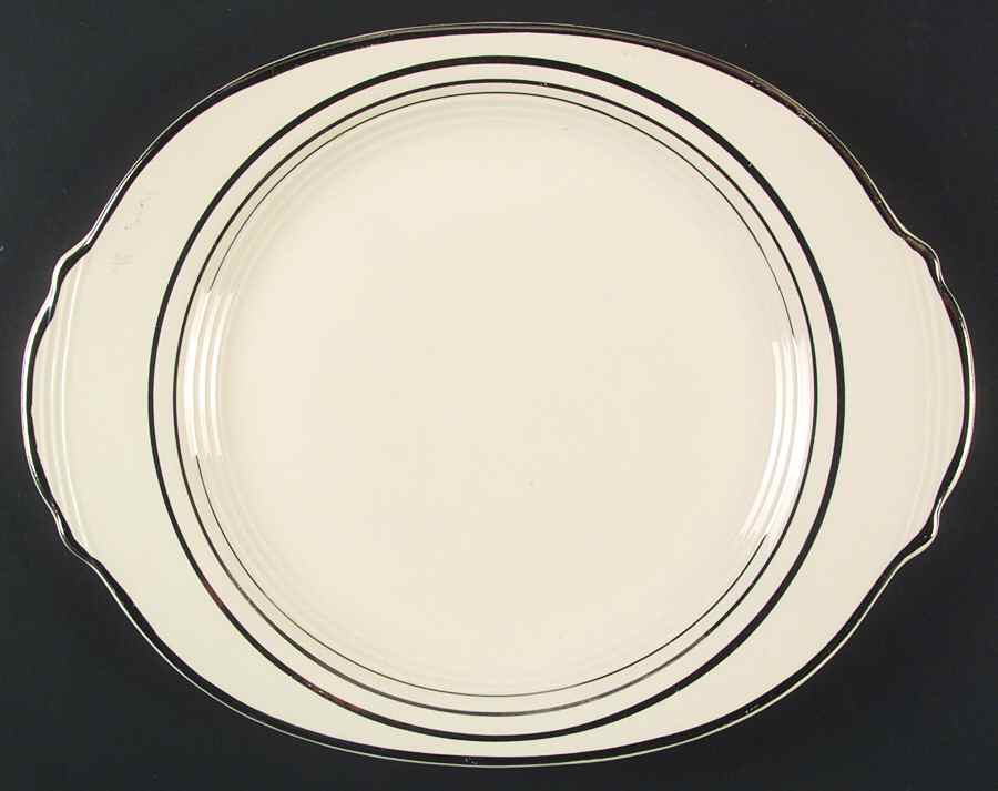 Saphire 13" Oval Serving Platter by Salem-1