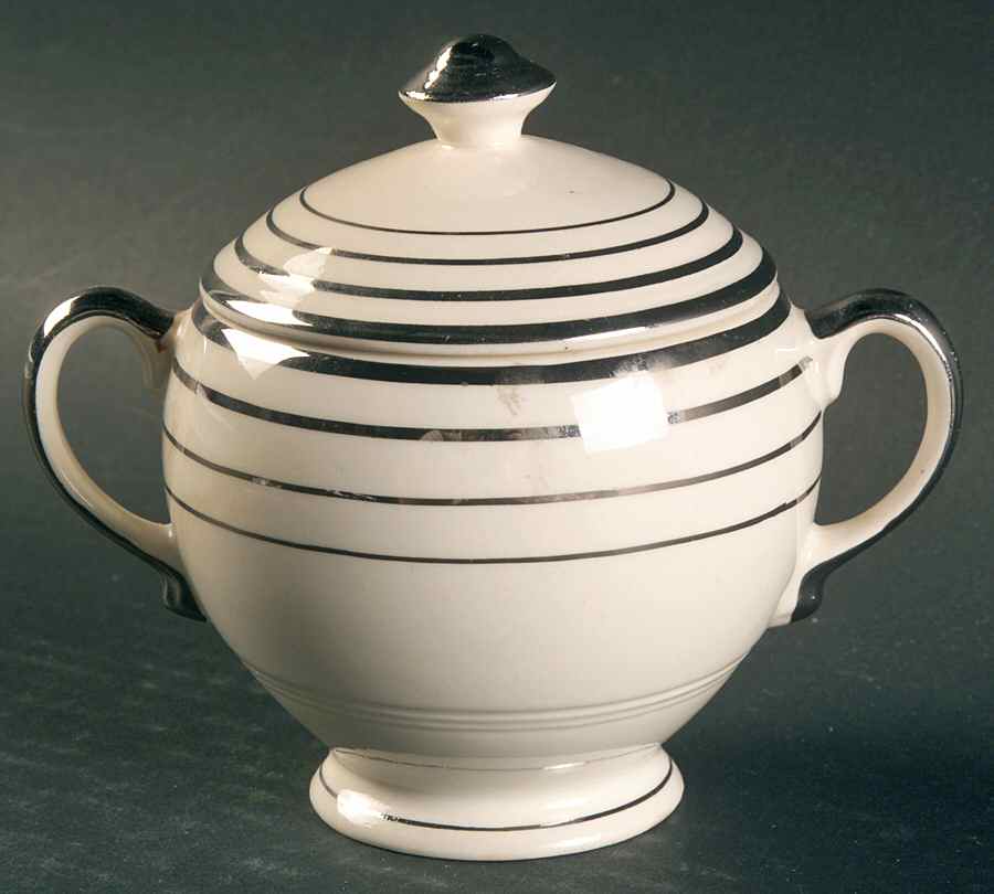 Saphire Sugar Bowl & Lid by Salem-1