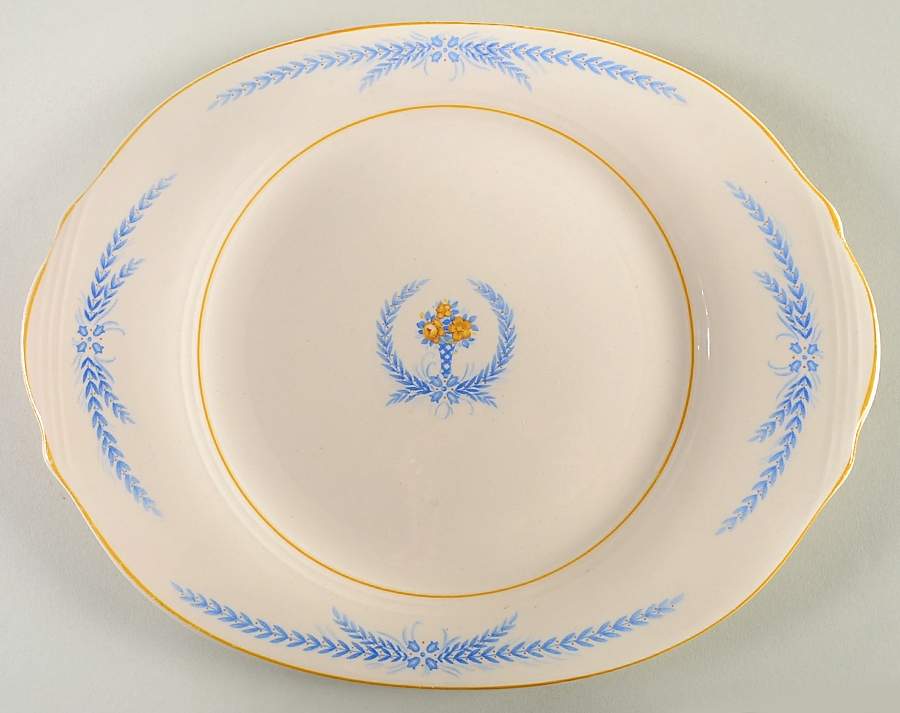 Sheffield 11" Oval Serving Platter by Salem-1