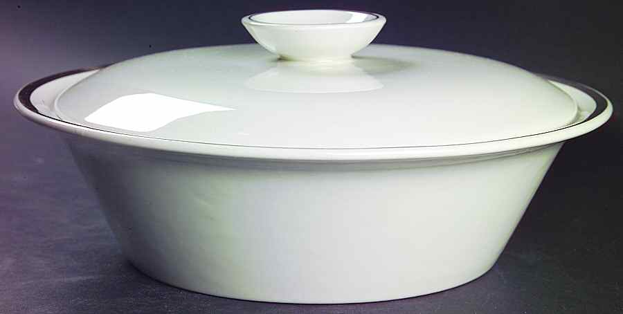 Silver Elegance (England) Round Covered Vegetable by Salem-1