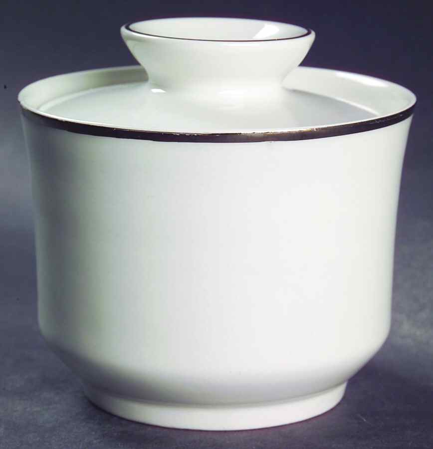 Silver Elegance (England) Sugar Bowl & Lid by Salem-1