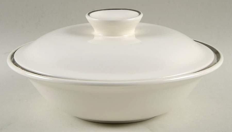 Silver Elegance (American) Round Covered Vegetable by Salem-1
