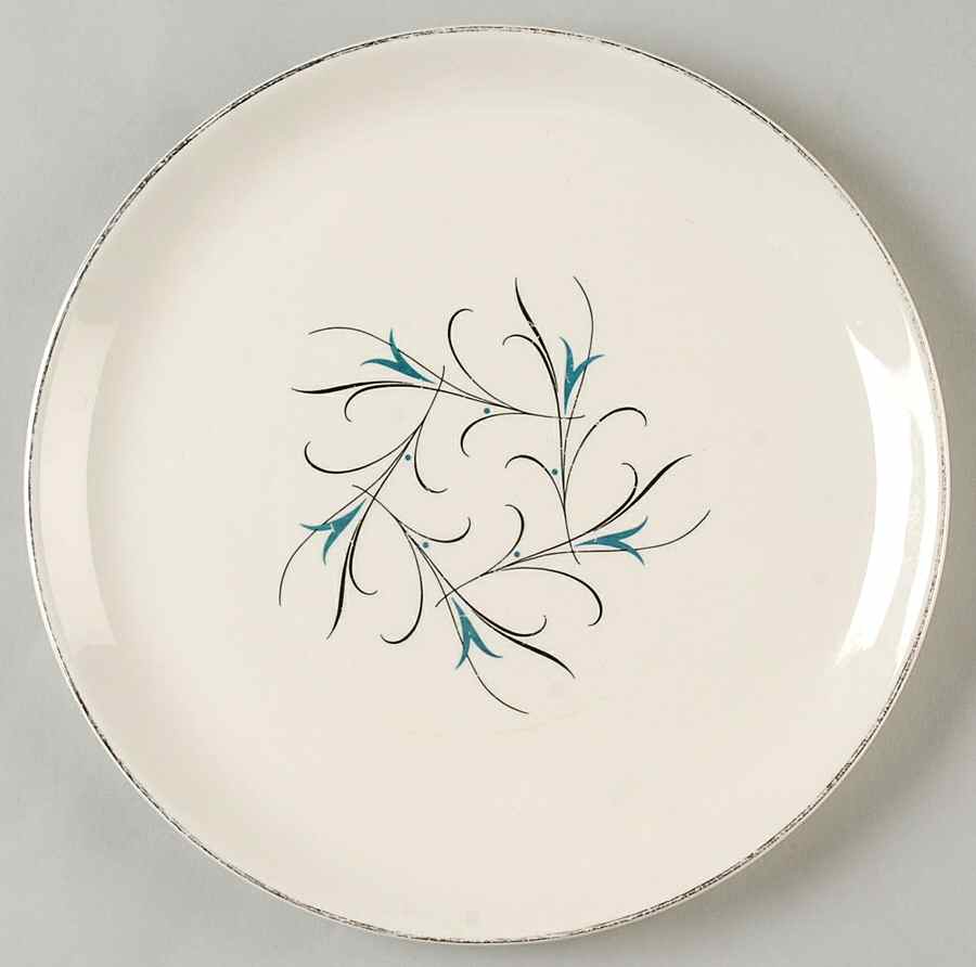 Simplicity Turquoise Luncheon Plate by Salem-1