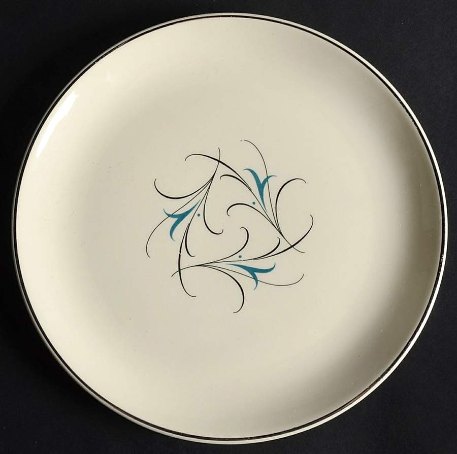 Simplicity Turquoise Salad Plate by Salem-1
