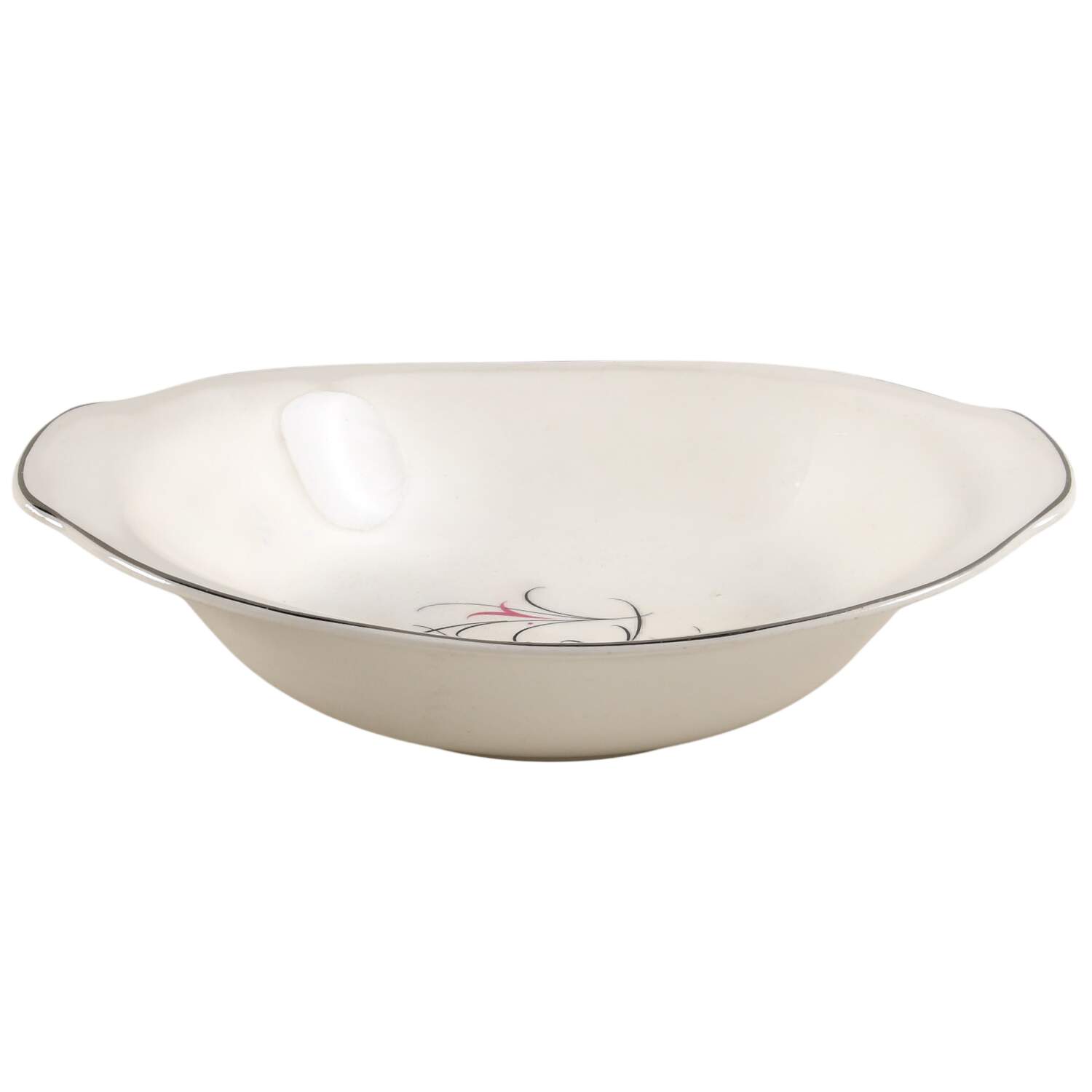 Simplicity Pink 9" Oval Vegetable Bowl by Salem-1