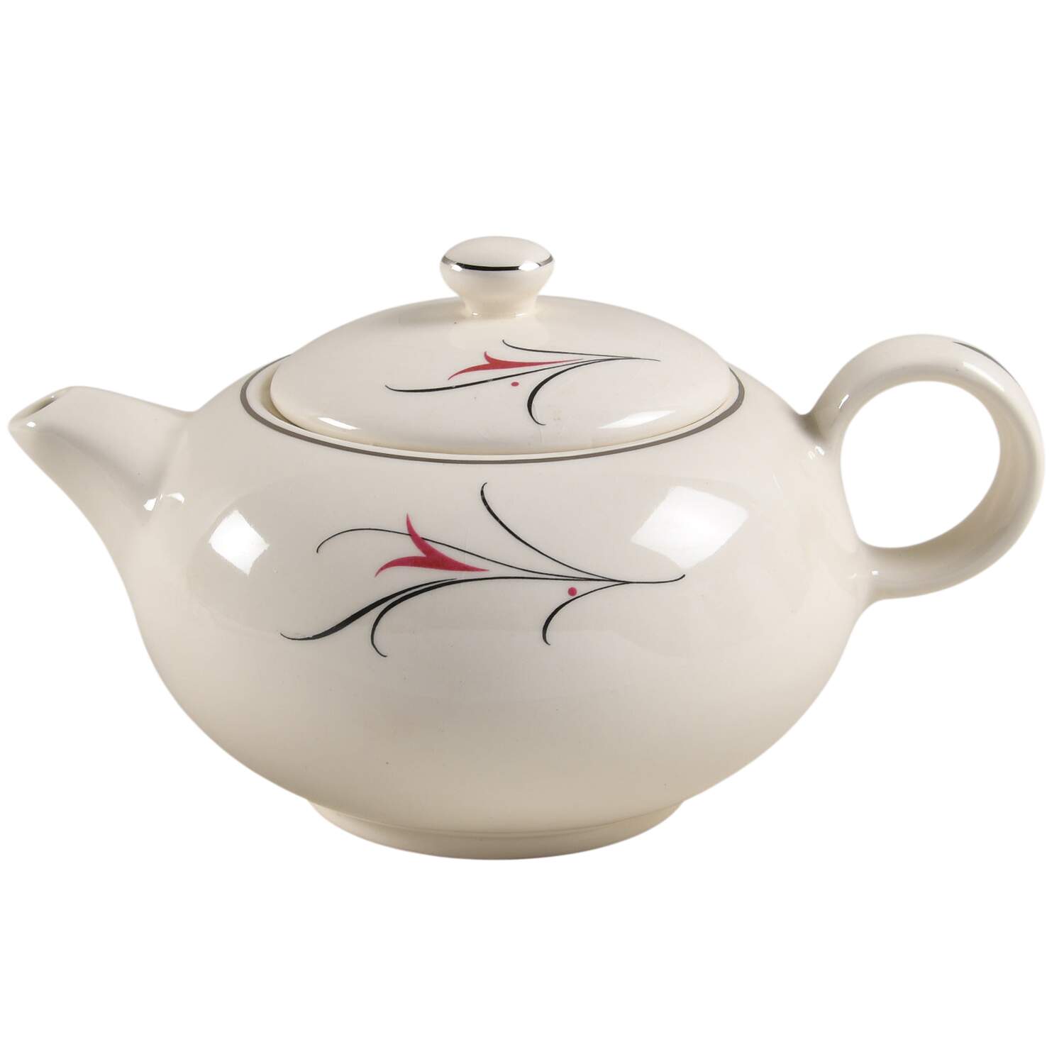 Simplicity Pink Teapot & Lid by Salem-1