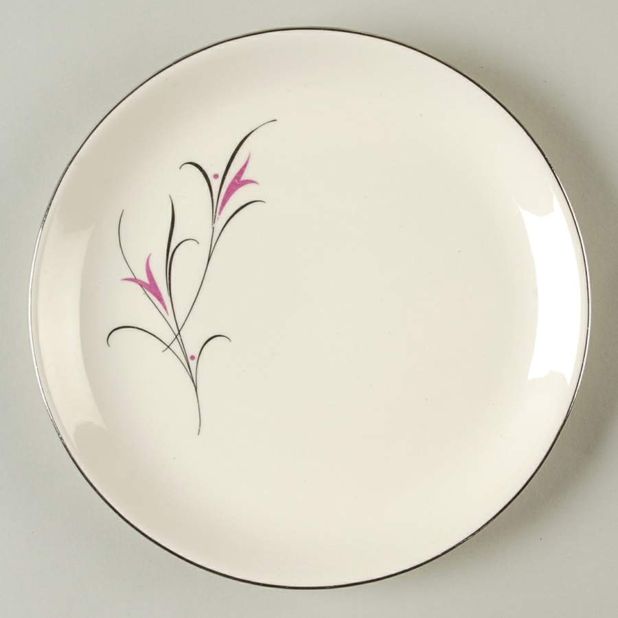 Simplicity Pink Bread & Butter Plate by Salem-1