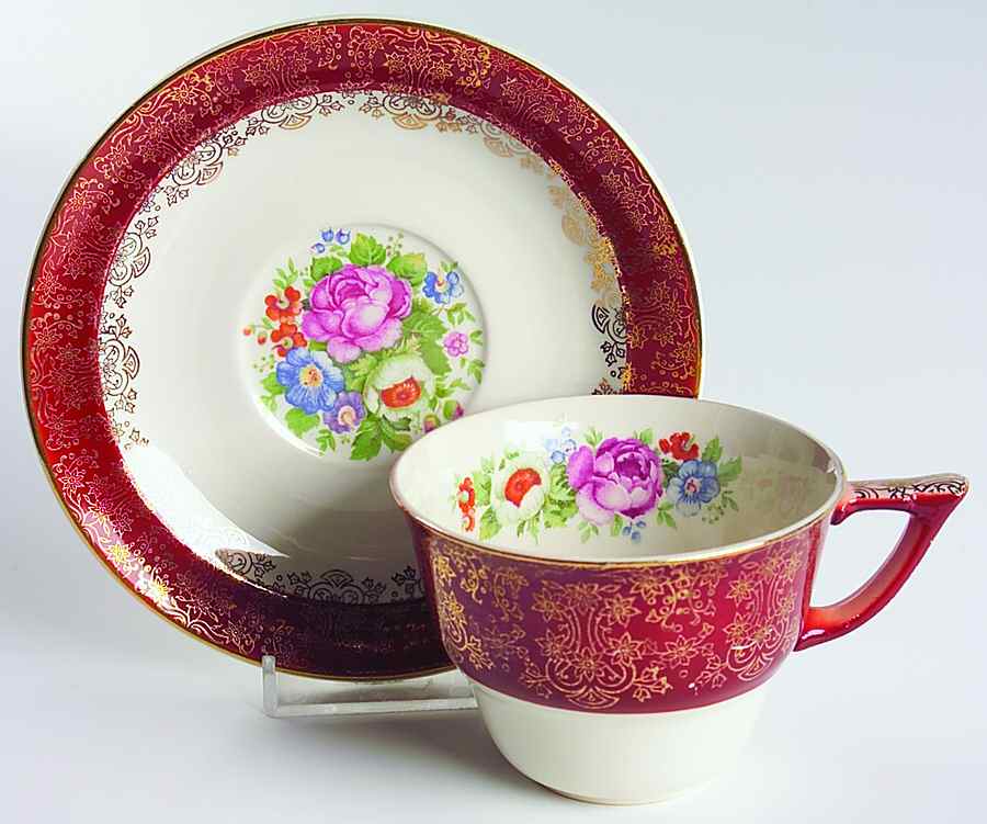 SLM12 Flat Cup & Saucer Set by Salem-1
