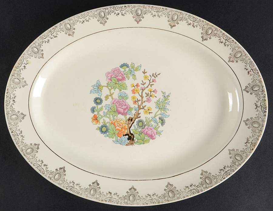 SLM2 13" Oval Serving Platter by Salem-1