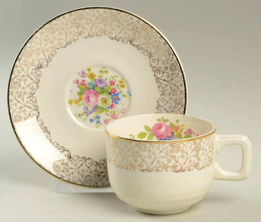SLM37 Flat Cup & Saucer Set by Salem-1