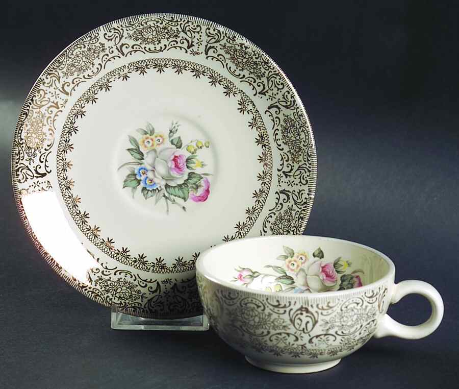 SLM38 Flat Cup & Saucer Set by Salem-1