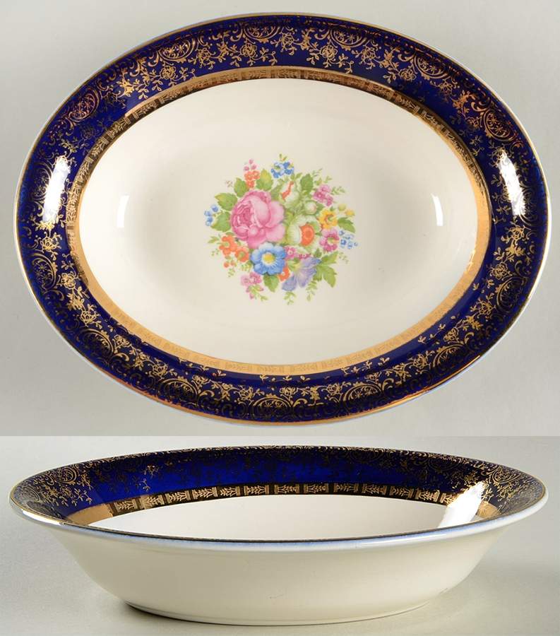 SLM76 9" Oval Vegetable Bowl by Salem-1