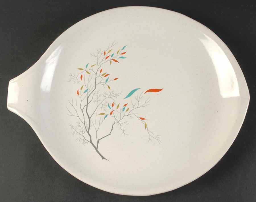 Southwind (China) 14" Oval Serving Platter by Salem-1