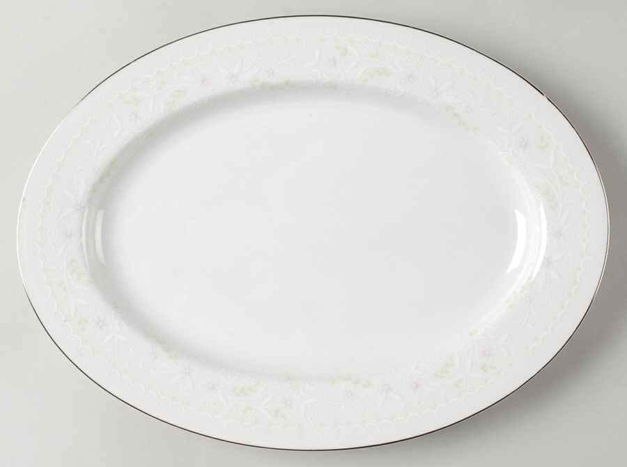Spring Blossom 12" Oval Serving Platter by Salem-1