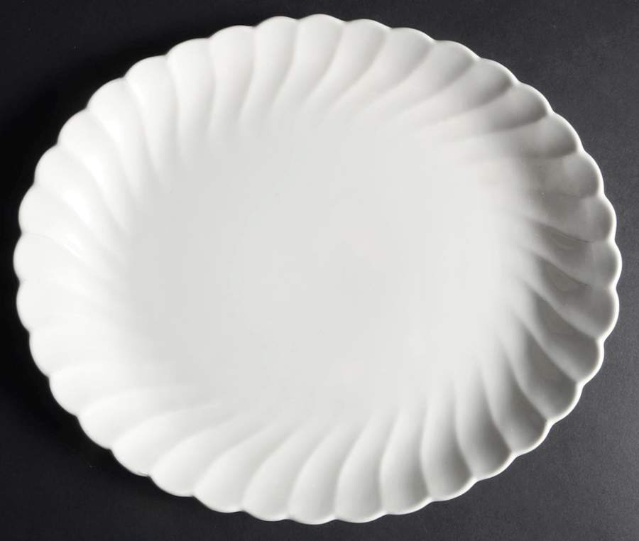 Swirl 11" Oval Serving Platter by Salem-1