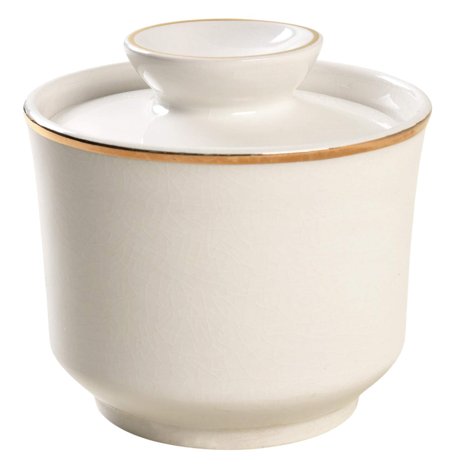 Symphony In Gold Sugar Bowl & Lid by Salem-1