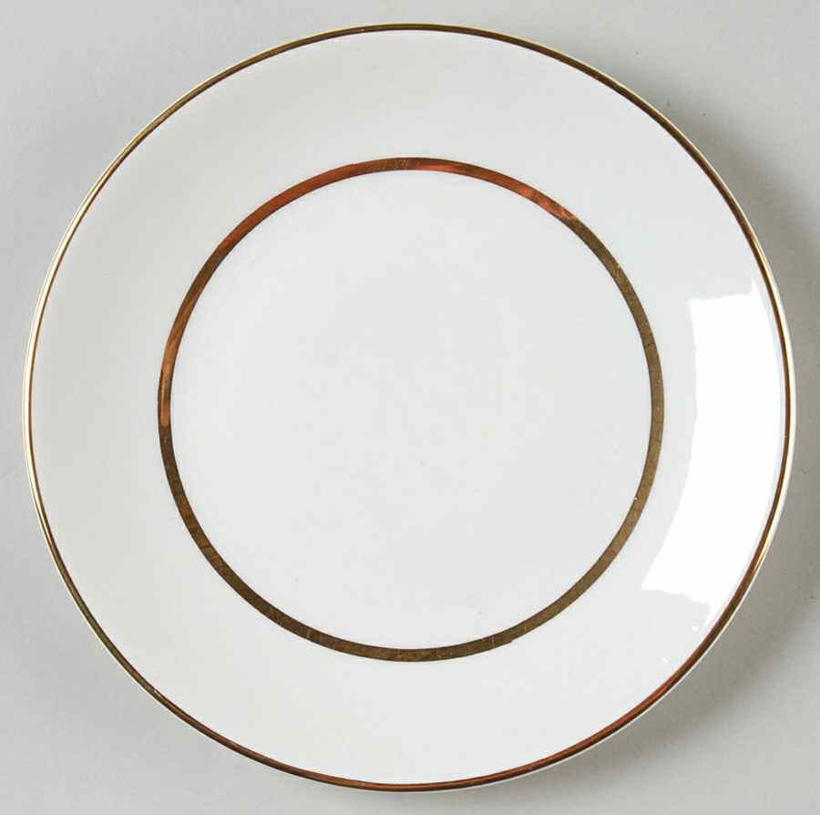 Symphony In Gold Bread & Butter Plate by Salem-1