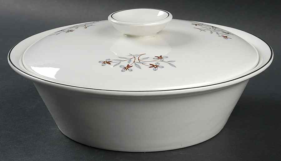 Whimsey (White Background) Round Covered Vegetable by Salem-1