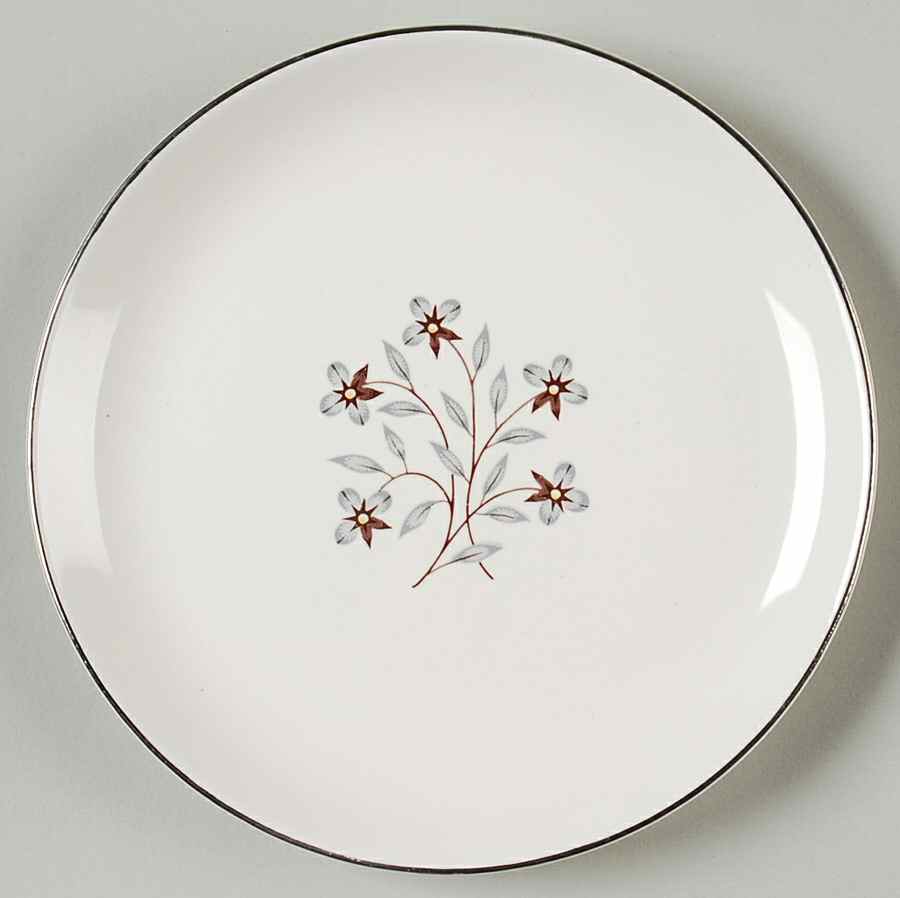 Whimsey (White Background) Bread & Butter Plate by Salem-1