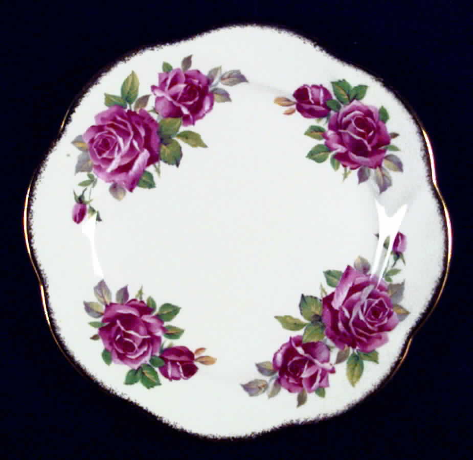 Juliana Rose Salad Plate by Salisbury-1