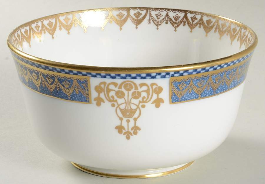 Panel (No Red Dots) Cranberry Bowl by Salisbury-1