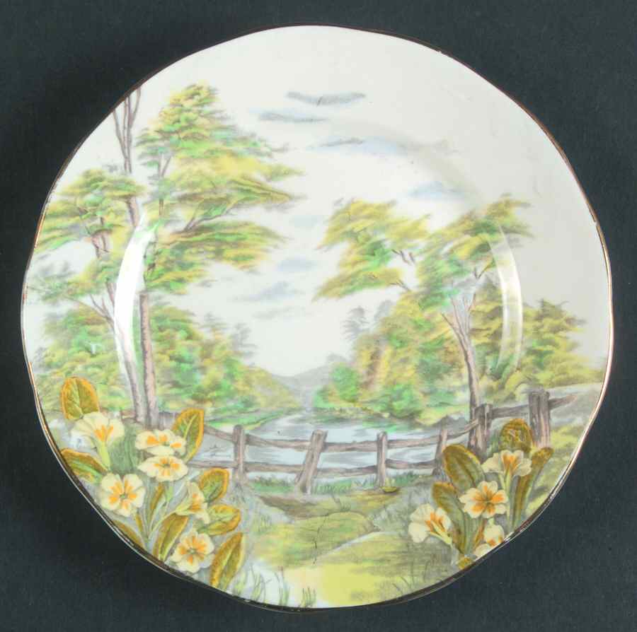 Primrose Glen Salad Plate by Salisbury-1
