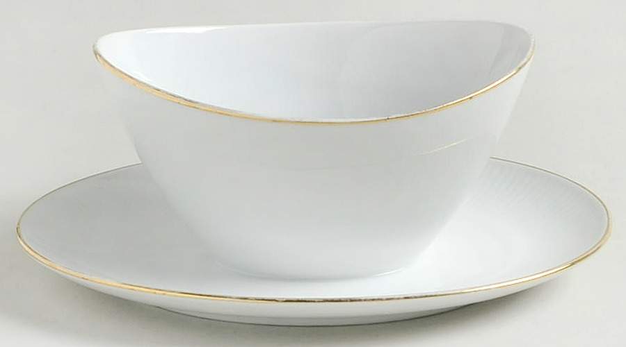 19330 Gravy Boat with Attached Underplate by Seltmann-1