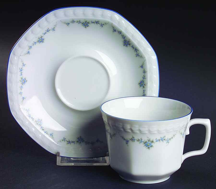 SLT369 Flat Cup & Saucer Set by Seltmann-1