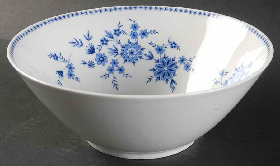 Bavarian Blue 8" Round Vegetable Bowl by Seltmann-1