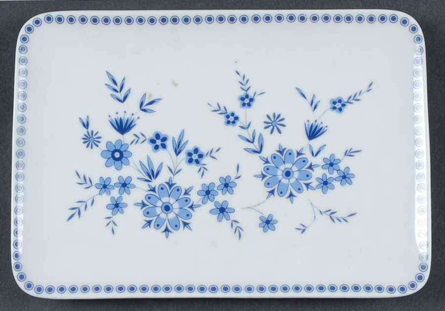 Bavarian Blue Small Sandwich Tray by Seltmann-1