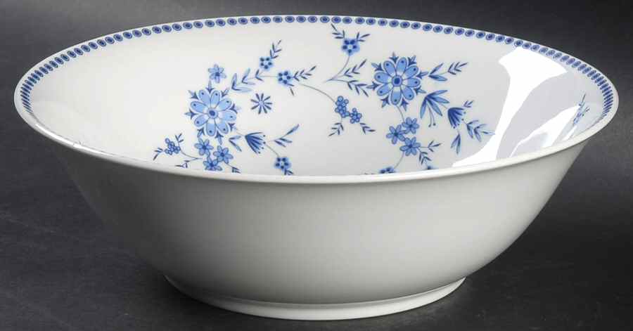 Bavarian Blue 9" Round Vegetable Bowl by Seltmann-1